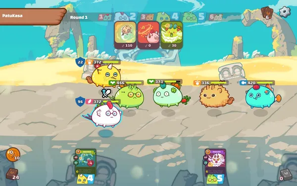 game axie infinity - Chiến đấu